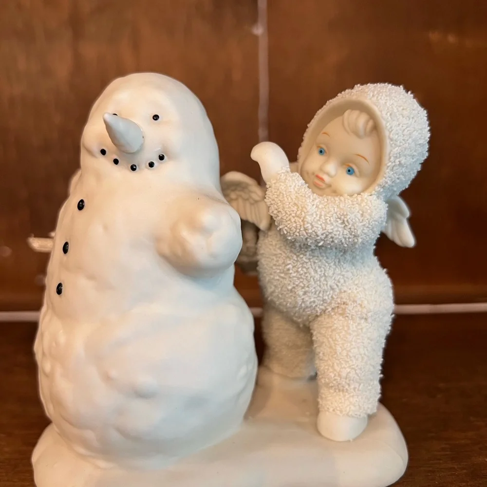 Department 56 Snowbabies “You Need Wings Too” Christmas Figurine NIB